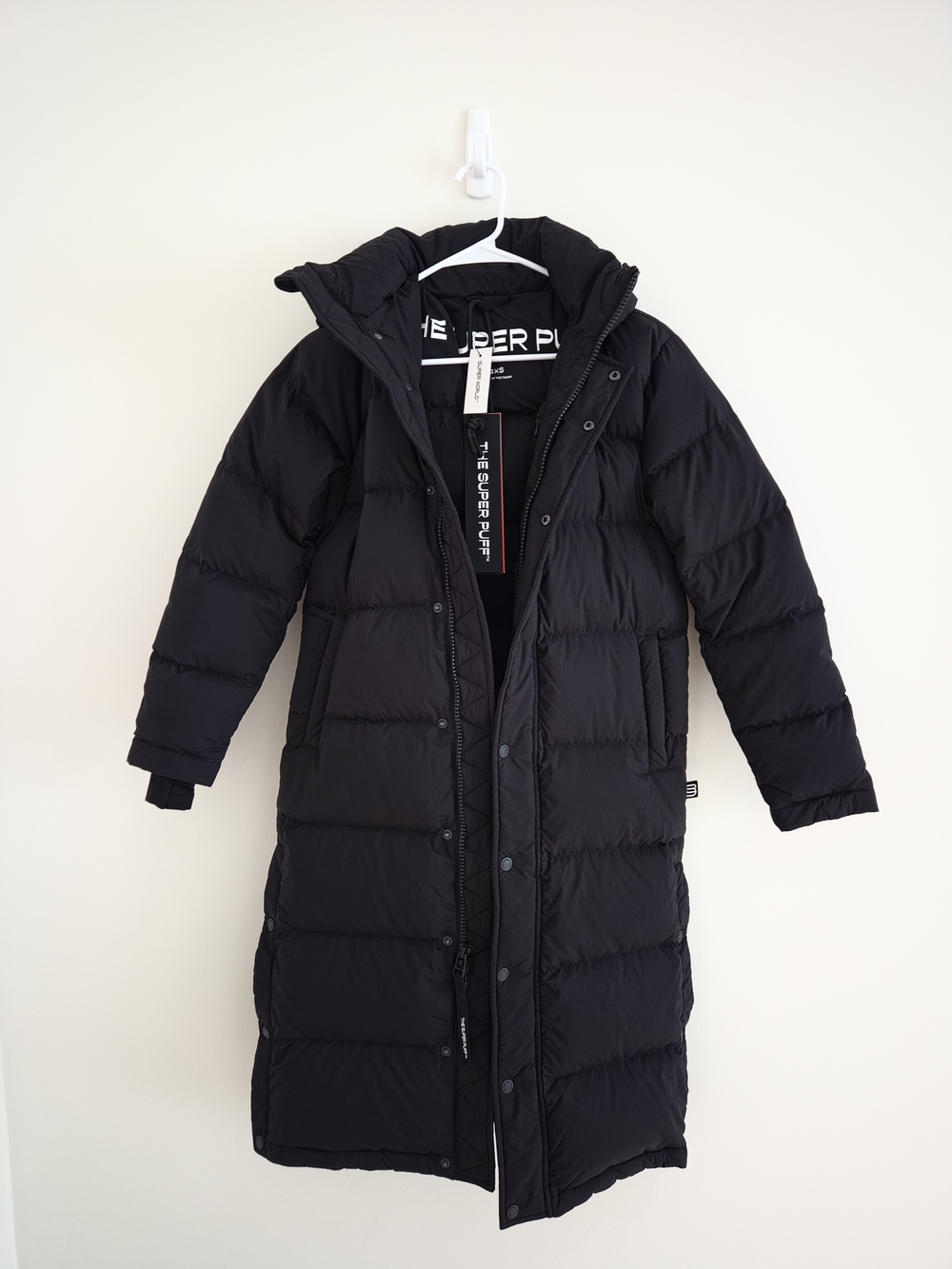 Aritzia Long Superpuff Coat Jacket - Black